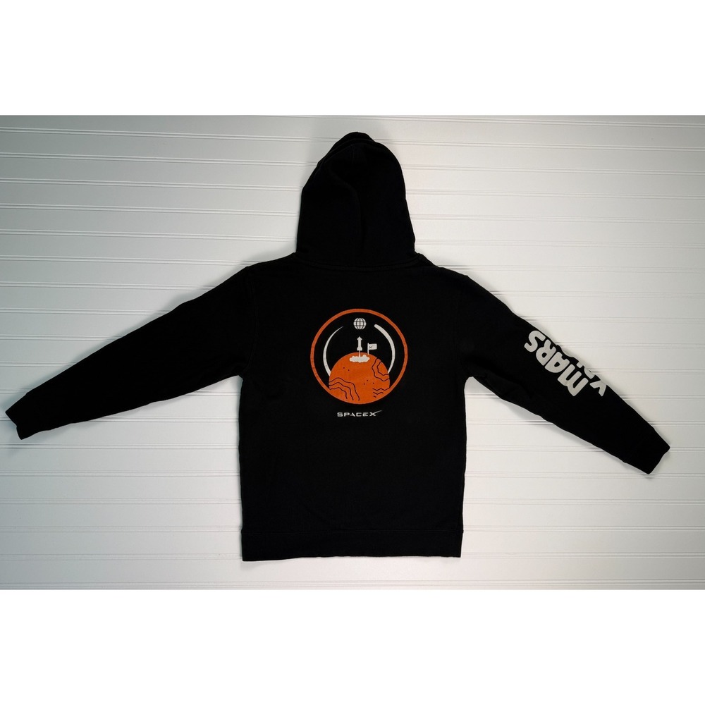 SpaceX‎ Mars Explorer Hoodie Black Youth L See Measurements
